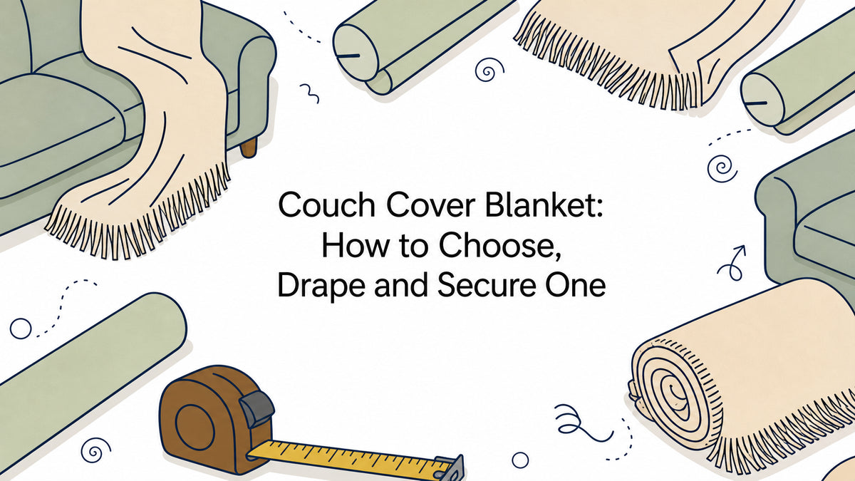 Couch Cover Blanket: How to Choose, Drape and Secure One