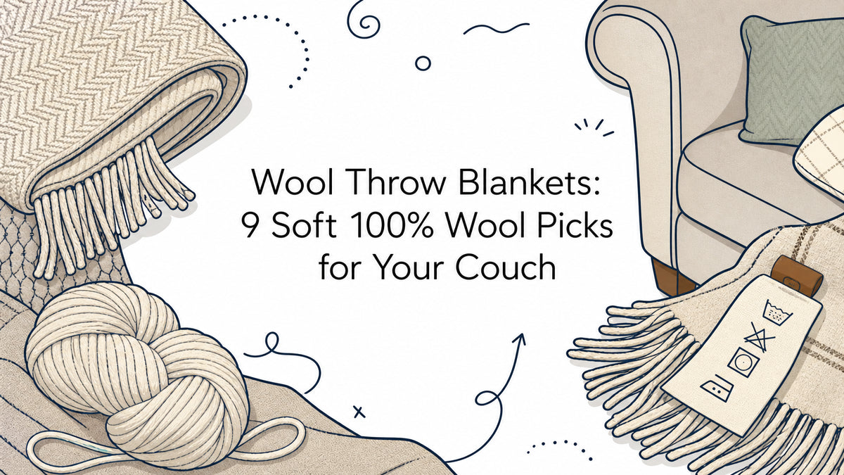 Wool Throw Blankets: 9 Soft 100% Wool Picks for Your Couch