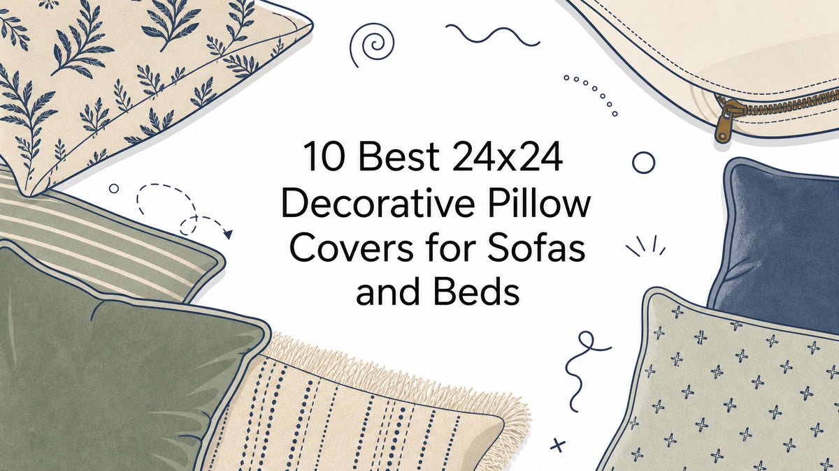 10 Best 24x24 Decorative Pillow Covers for Sofas and Beds