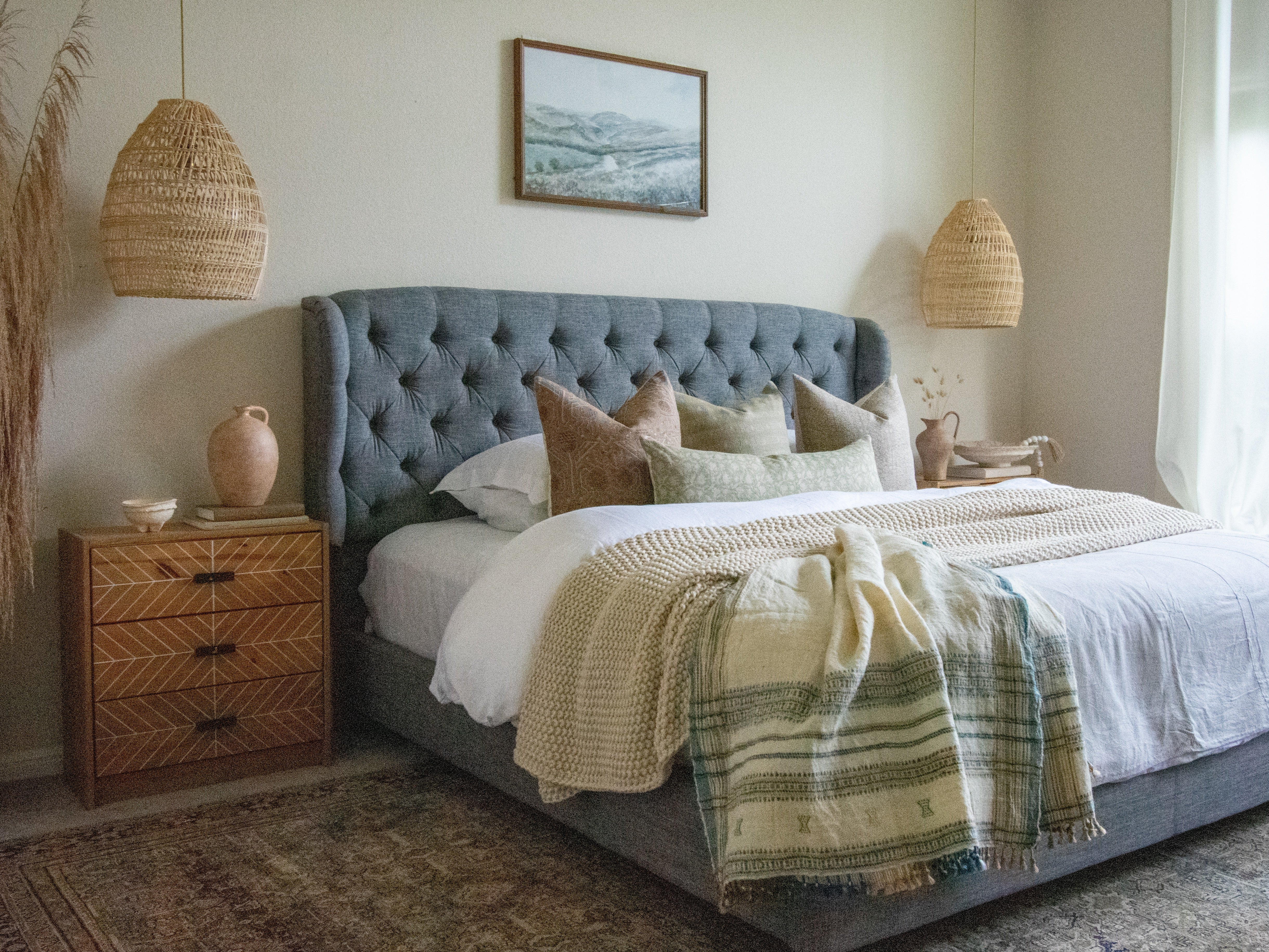 Ivory Indian Coverlet, Woolen Throw, Luxurious Bedspread, Blanket Throws, Sofa Cover, Ivory Bed Cover, New Home Gift Ideas - DAZY