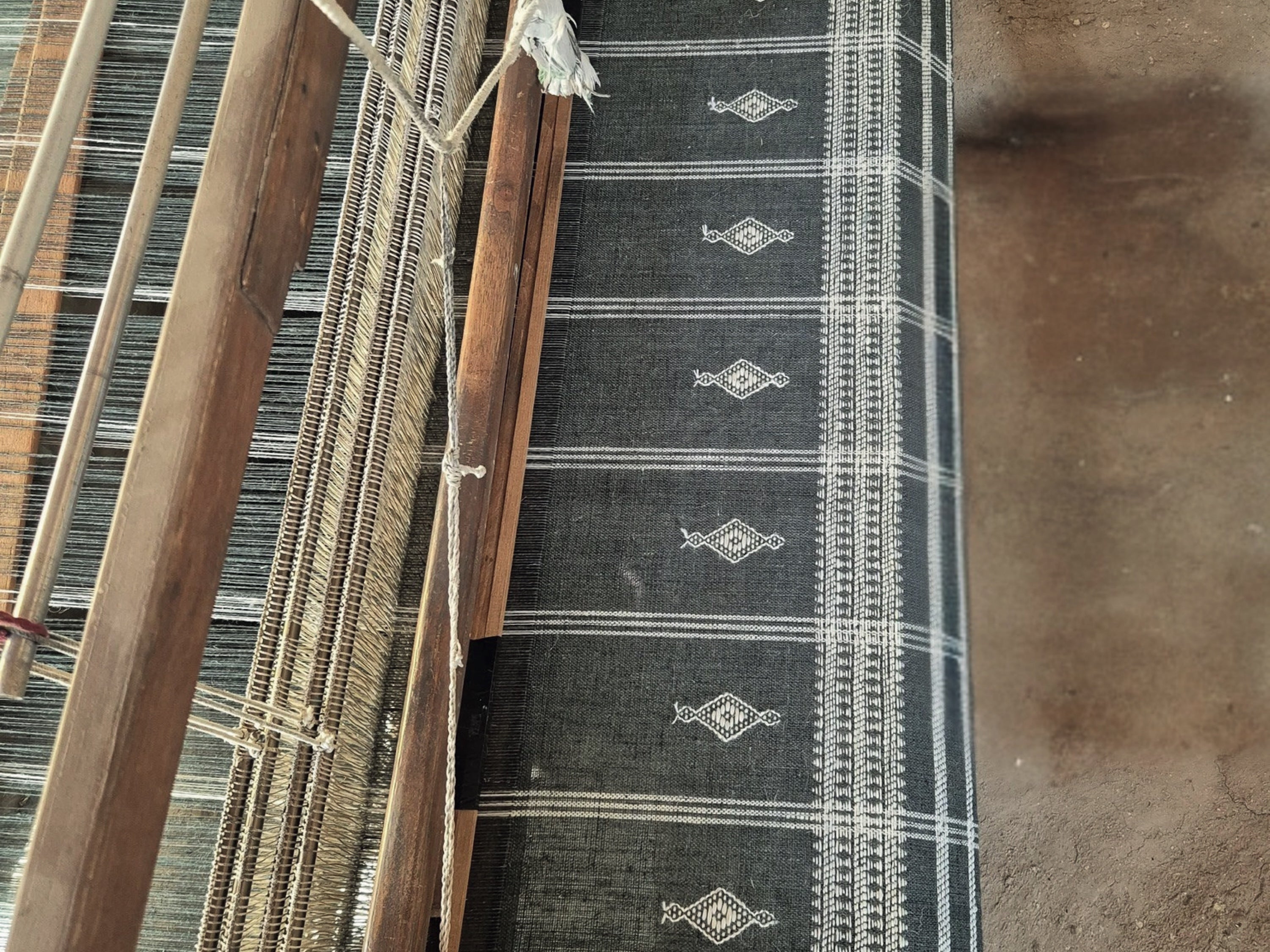 Indian Wool Blanket, Black Couch Throw, Large Couch Cover, Sofa Coverlet, Woolen Bedspread, Charcoal Bed Cover, New House Present - ONYX