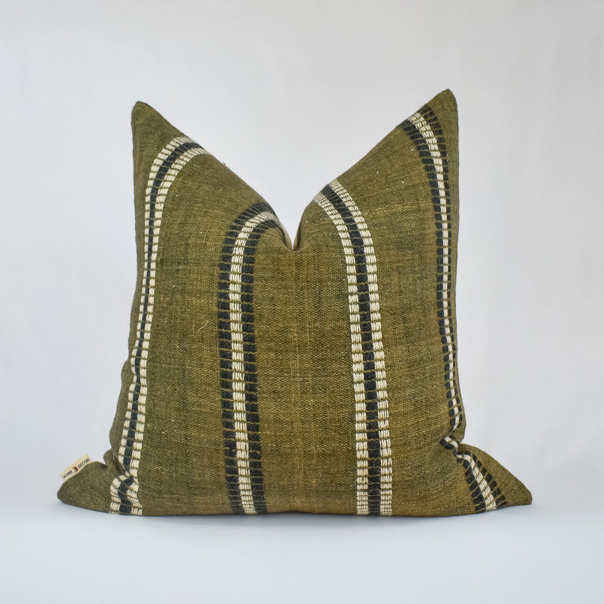 black pillow cover