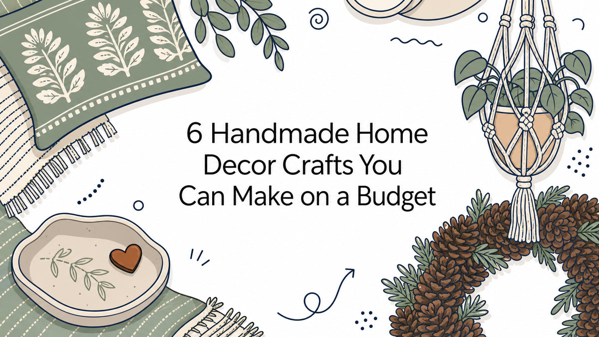 6 Handmade Home Decor Crafts You Can Make on a Budget