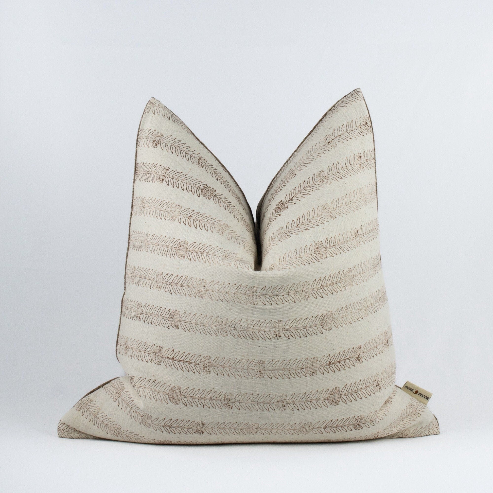 Square throw pillows