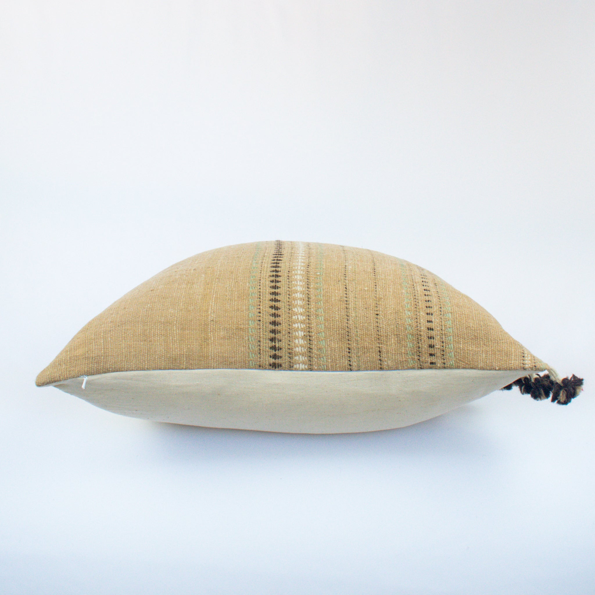 tassels lumbar pillow