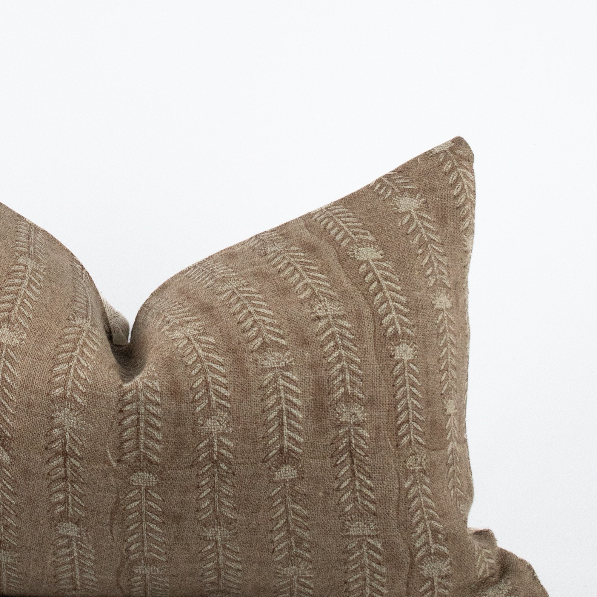 beige sofa pillows
